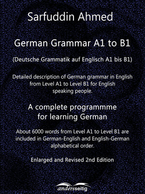 cover image of German Grammar A1 to B1